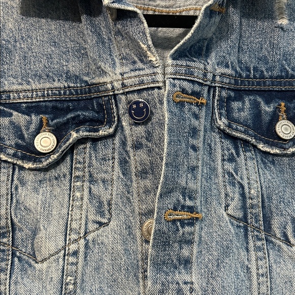 Lucky brand The Tomboy Trucker jean jacket XS - Picture 3 of 6